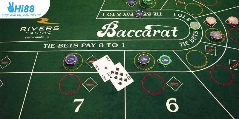 Chi tiết luật chơi Baccarat HI88 dành cho người mới bắt đầu
